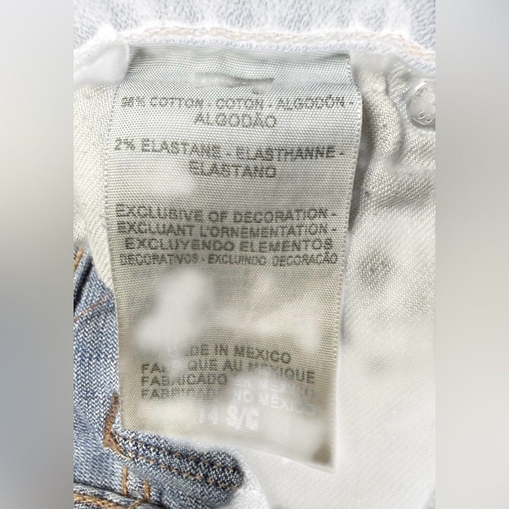 LEVI’S 515 WOMEN’S BOOTCUT JEAN SIZE 14 BLUE DENIM CLASSIC FIT - Picture 7 of 7